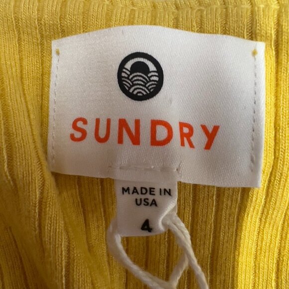 Sundry One Shoulder Spaghetti Strap Top NWT - Picture 5 of 9